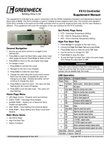 Greenheck FX10 Controller User manual