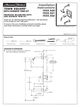 American Standard T555.501.224 Installation guide