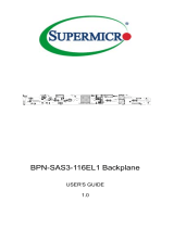 Supermicro BPN-SAS3-116EL1 User manual