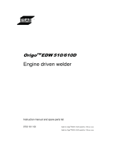 ESAB EDW 510D, EDW 610D User manual