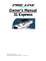 Pro-Line Boats 2001 30 Express Owner's manual