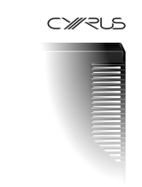 Cyrus Stream XP User Instructions