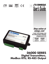 Omega D6000 Series Owner's manual
