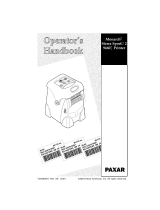 Paxar Monarch Sierra Sport 2 9460 Operator's Handbook Manual