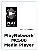PlayNetwork MC500 Quick start guide