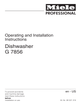 Miele G 7856 Owner's manual
