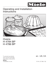 Miele H 4786 BP User manual