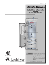 Lochinvar Strato-Therm+ STU504 Installation & Operation Manual