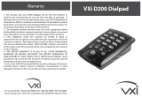 VXI D200 Operating instructions