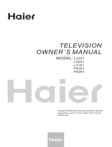 Haier L47K1 Owner's manual