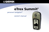Garmin eTrex Summit Owner's manual