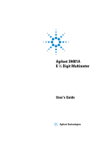 Agilent Technologies 34401A User manual