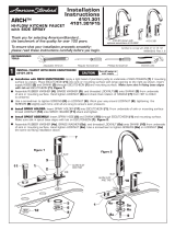 American Standard ARCH 4101.301F15 Installation guide