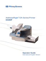 Pitney Bowes AddressRight™ DA50S, DA70S, DA80F, DA95F Printer Series Operator Guide