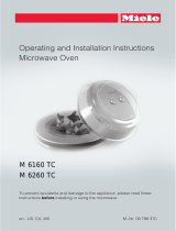 Miele M 6160 TC Operating instructions