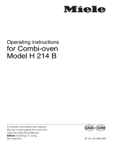 Miele H214B Owner's manual