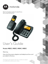 Motorola M804C User manual