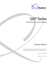 Quincy Compressor QSI 1500 User manual
