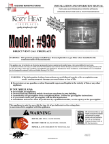 Kozyheat #932-#936 Owner's manual