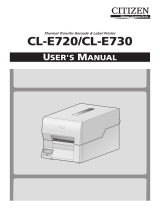 Citizen CL-E720 User manual