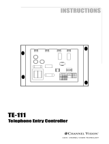 Channel Vision TE-111 User manual