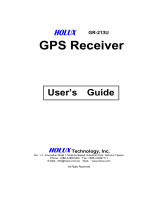 Holux GR-213U User manual