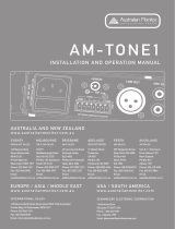 AUSTRALIAN MONITOR AM-Tone1 Operating instructions