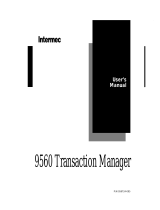 Intermec Transaction Manager 9560 User manual