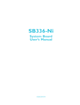 DFI SB336-Ni User manual