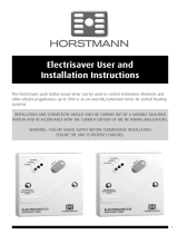 Horstmann Electrisaver User guide