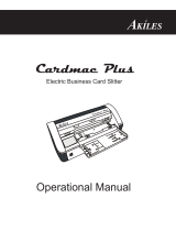 Akiles Cardmac Plus Operational Manual