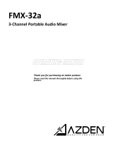 Azden FMX-32a Operating instructions