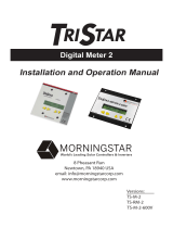 Morningstar TriStar Digital Meter 2 User manual