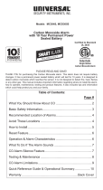 Universal Security Instruments MC304SB Owner's manual