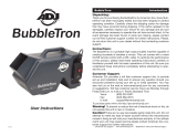 ADJ Bubbletron User Instructions