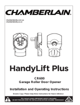 Chamberlain HandyLift Plus CR600 Installation And Operating Instructions Manual