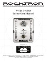Rocktron Mega Booster Owner's manual
