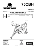 Bush Hog Backhoe CBH Series Owner's manual