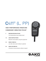 AKG C411 PP Owner's manual