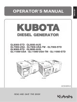 Kubota GL70000-USA User manual