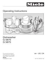 Miele G587x Owner's manual