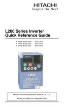 Hitachi L200-037LFU Quick Reference Manual