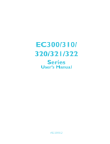 DFI EC300/EC310/EC320/EC321/EC322 User manual