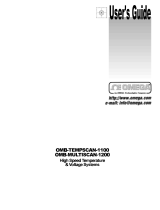 Omega OMB-TEMPSCAN Owner's manual