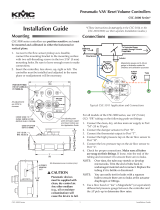 Anemostat CSC-3000 Installation guide