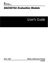 Texas Instruments DAC5675 Evaluation Module (Rev. A) User guide