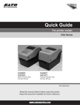 SATO CG212TT User manual