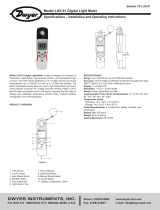 Dwyer Model LUX-01 User manual
