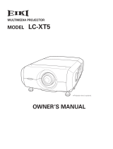 Eiki EIKI LC-XT5 User manual