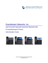Grandstream GXP1630 Administration Guide